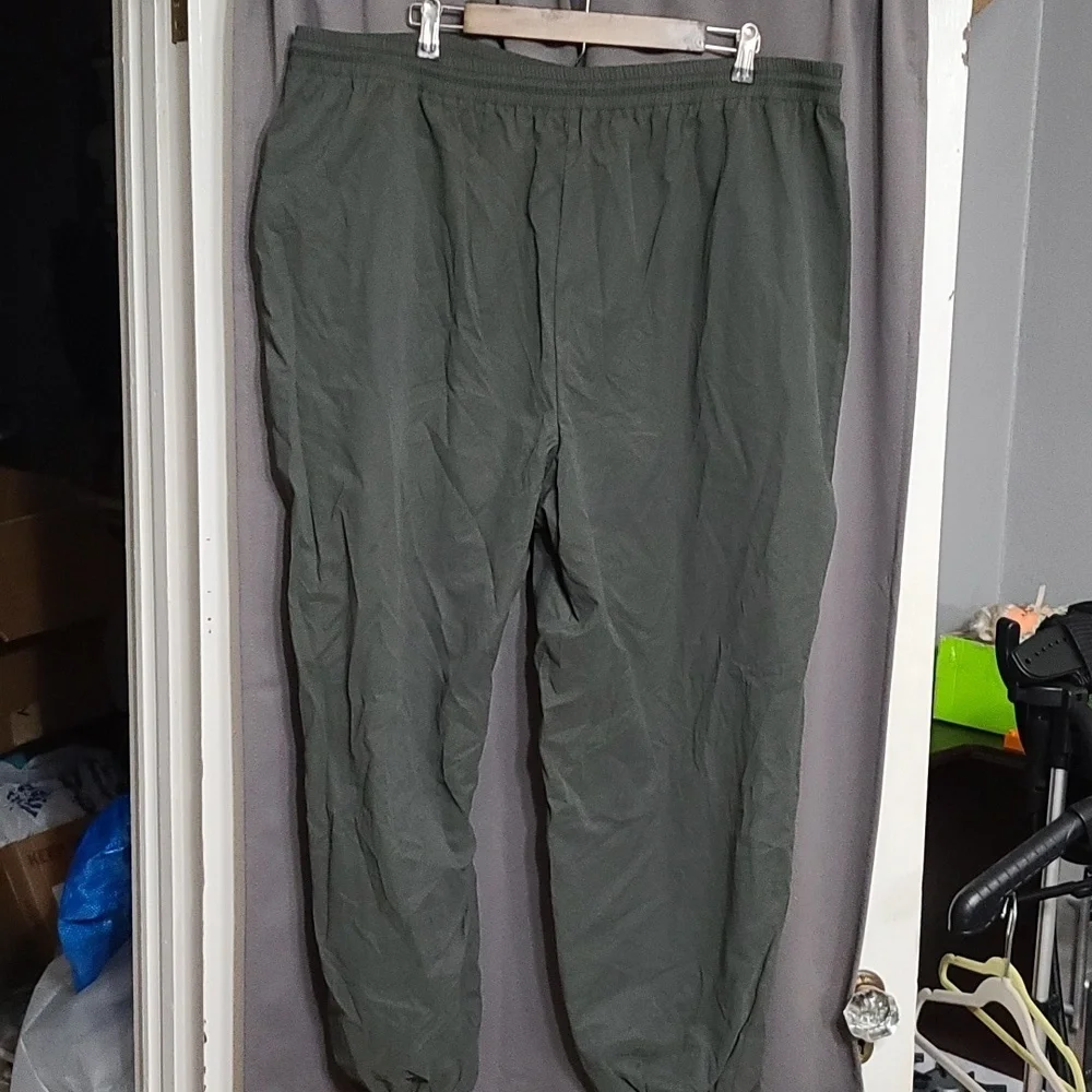 Good American‎ Womens RWP Athletic Pants Gray Elastic Drawstring Sz 5/2X EUC